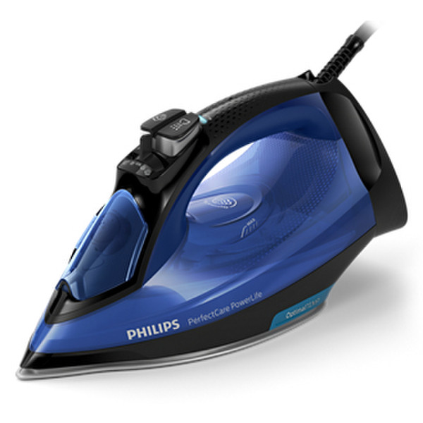 Philips PerfectCare GC3920/21 Паровой утюг SteamGlide Plus soleplate 2400Вт Черный, Синий утюг