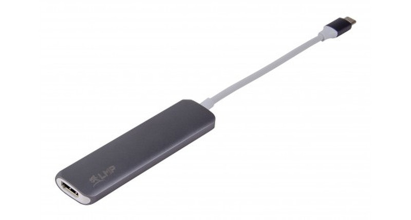 LMP USB-C Combo USB 3.0 (3.1 Gen 1) Type-C 5000Мбит/с Черный хаб-разветвитель