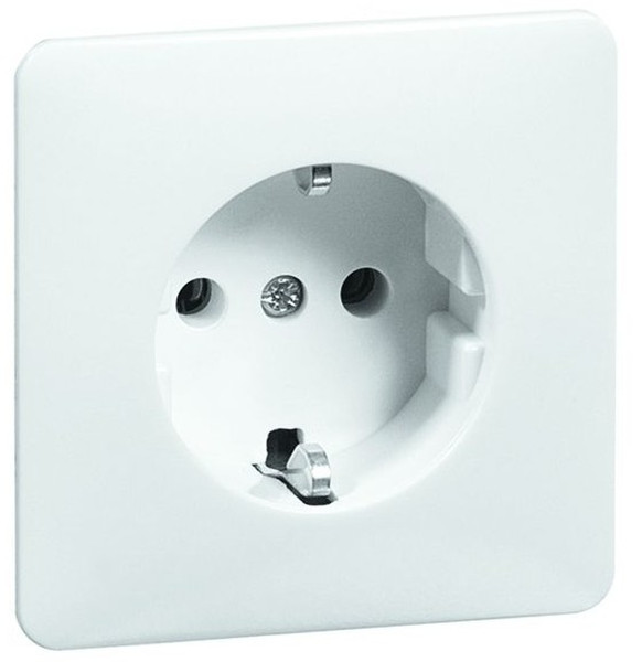 PEHA D 80.6611 SI W Schuko White socket-outlet