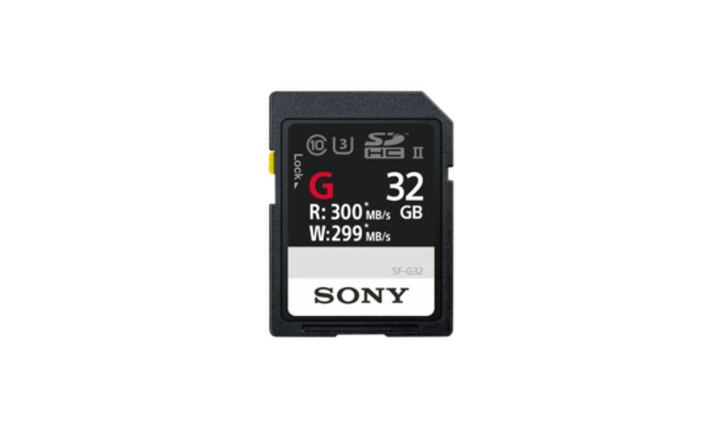 Sony SF-G UHS-II 32 GB 32GB SD UHS-II Klasse 10 Speicherkarte