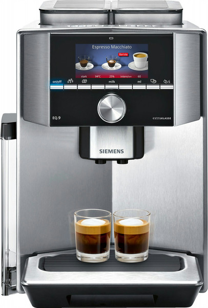 Siemens TI917F31DE Отдельностоящий Автоматическая Espresso machine 2.3л 2чашек Нержавеющая сталь кофеварка