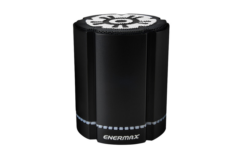 Enermax EAS02S-DBK Stereo portable speaker 4Вт Черный портативная акустика