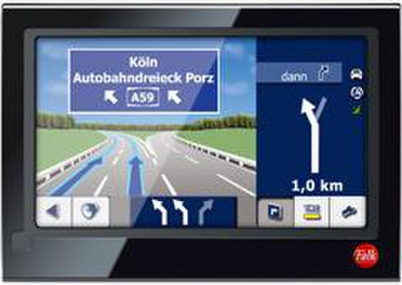 Falk Outdoor Navigation F10 3rd Edition Fixed 4.3Zoll LCD Touchscreen 190g Schwarz Navigationssystem