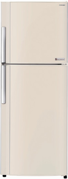 Sharp SJ-380SBE freestanding 282L Beige fridge-freezer