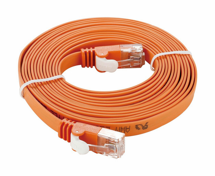 D-Link NCB-5EUORGF1-3 3m Cat5e U/UTP (UTP) Orange networking cable