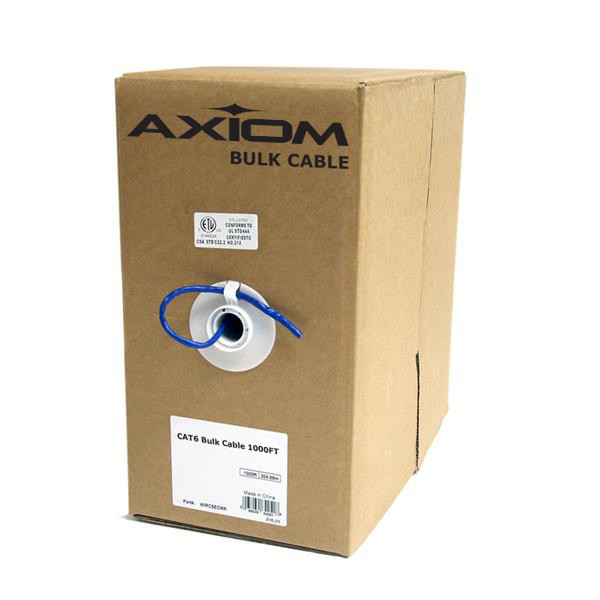 Axiom C5EBCS-P1000-AX 304.8m Cat5e U/UTP (UTP) Multicolour networking cable
