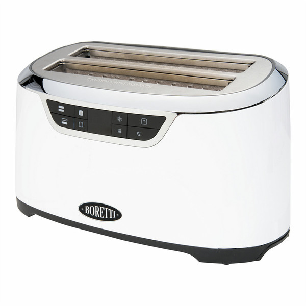 Boretti Tostapane 2slice(s) 1600W Black,White toaster