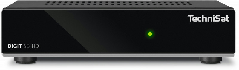 TechniSat DIGIT S3 HD Satellite Full HD Black TV set-top box