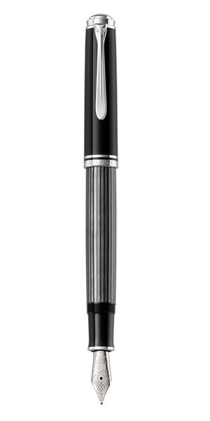 Pelikan M805 Черный, Cеребряный 1шт перьевая авторучка