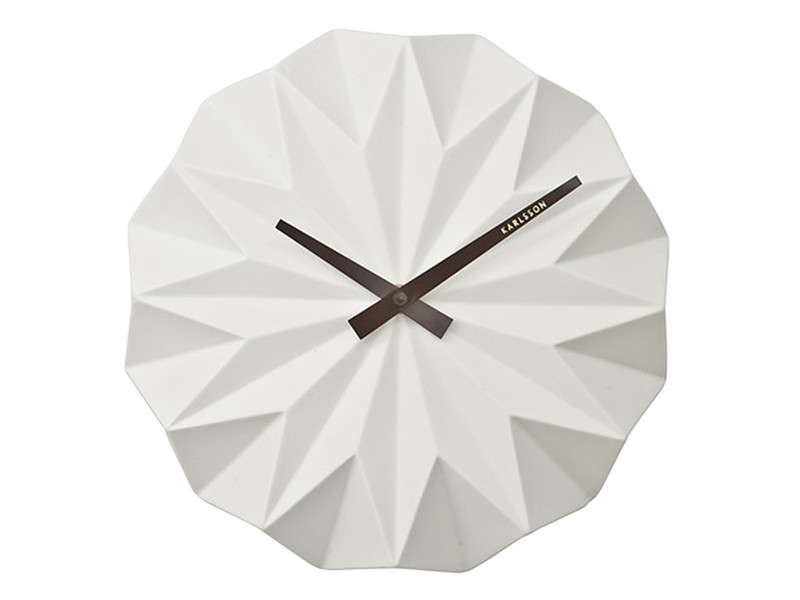 Karlsson Origami Quartz wall clock Other White