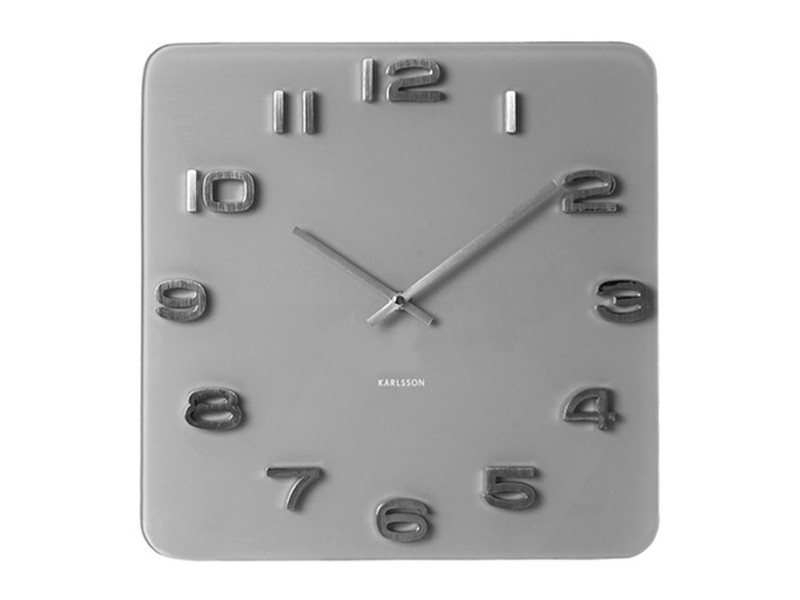 Karlsson Vintage Quartz wall clock Квадратный Серый