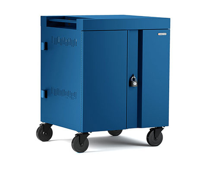 Bretford CUBE Cart Portable device management cart Blau