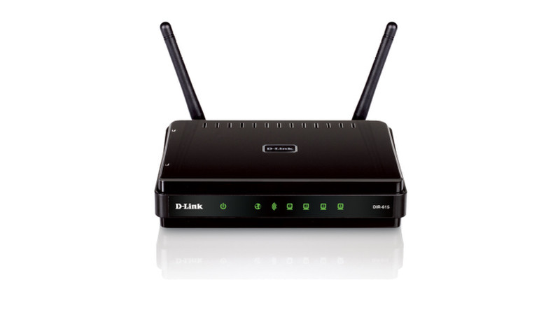 D-Link DIR-615 Black wireless router