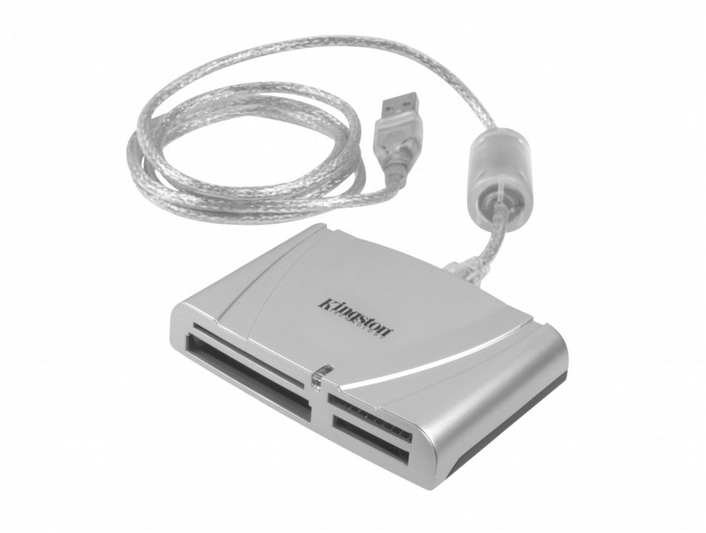 Kingston Technology USB 2.0 Hi-Speed 15-in-1 CF/SM/MMC/SD/MS/MD USB 2.0 устройство для чтения карт флэш-памяти