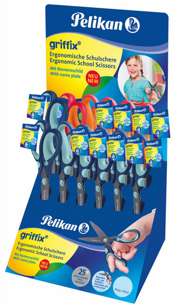 Pelikan SC1 Art & craft scissors Straight cut Blue,Red