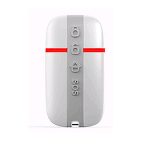 Vcare PH-818YK Беспроводной RF Нажимные кнопки Серый, Красный, Белый пульт дистанционного управления