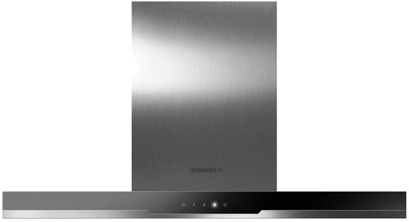 Rosieres RDSV985PN Wall-mounted 510m³/h A Black,Stainless steel cooker hood