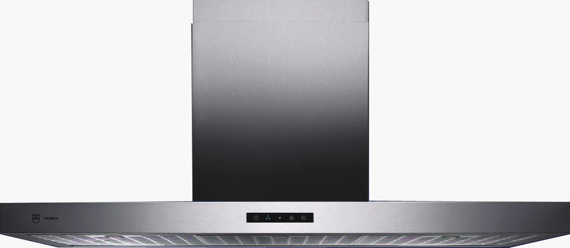 V-ZUG DIPQ10c Island cooker hood 703m³/h A Schwarz, Chrom, Metallisch