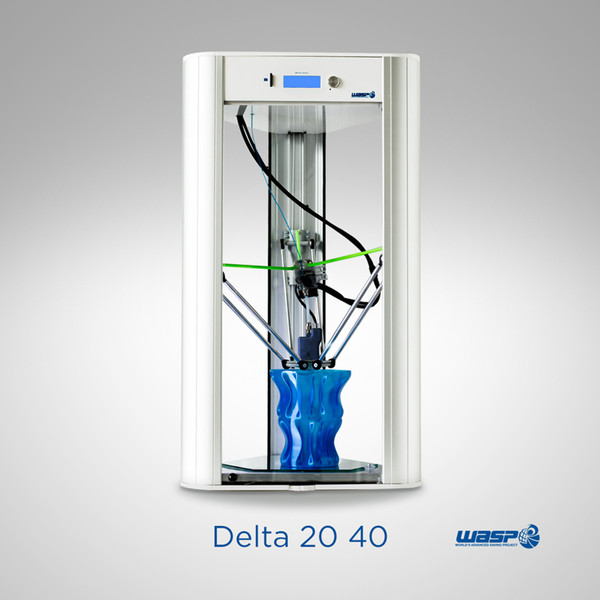 Wasp DeltaWASP 20 40 Schmelzfadenherstellung (FFF) Weiß 3D-Drucker