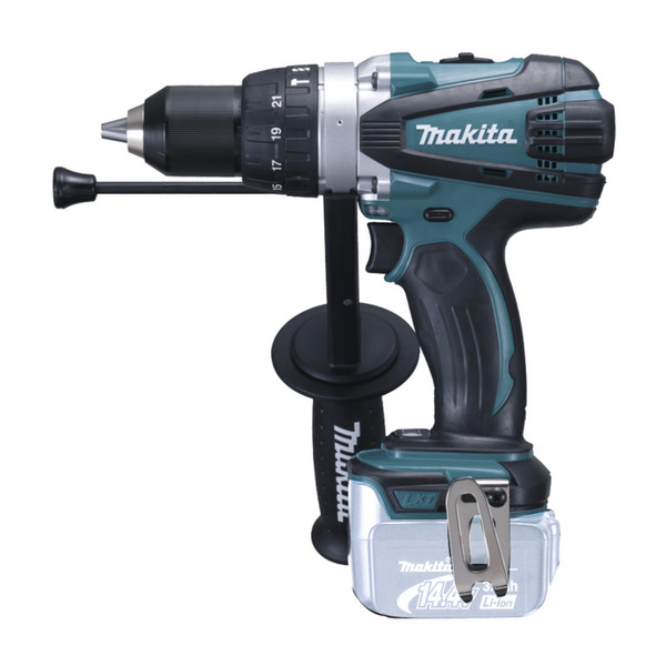 Makita DHP448Z Дрель с рукояткой пистолетного типа Литий-ионная (Li-Ion) 2200г Черный, Синий аккумуляторная комби-дрель