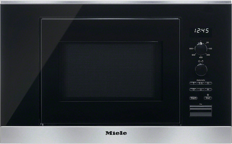 Miele M 6030 SC Встроенный Обычная (соло) микроволновая печь 17л 800Вт Черный, Нержавеющая сталь