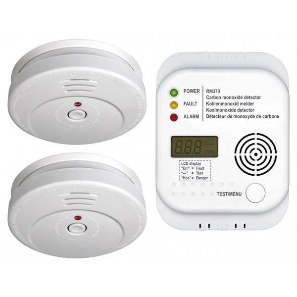 Smartwares FSSCO-15 Carbon monoxide detector Interconnectable Wireless smoke detector