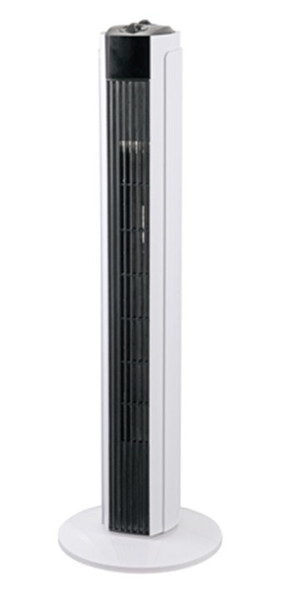 Electroline VTRE30T Tower fan 45W Schwarz, Weiß Ventilator