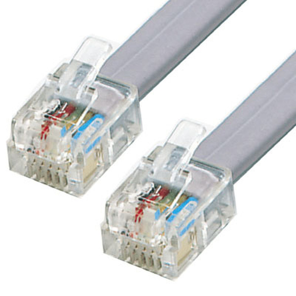 Cisco RJ-11 LRE Cable 3м Серый сетевой кабель