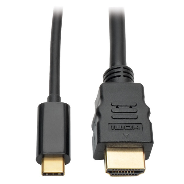 Tripp Lite U444-003-H 0.9m USB C HDMI Schwarz Videokabel-Adapter