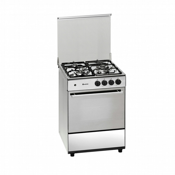 Meireles G 603 X NAT Freestanding cooker Gaskochfeld A Edelstahl Küchenherd