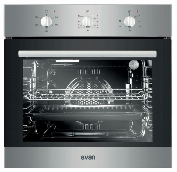 SVAN SVH124X Electric oven 54л A Черный, Нержавеющая сталь