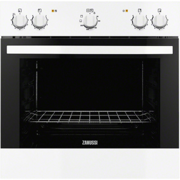Zanussi ZZU10301WK Electric oven 56L A White,Black
