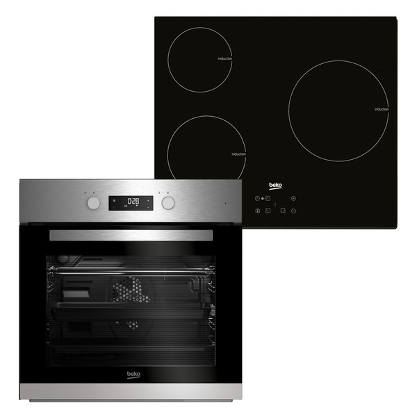 Beko BSE22341X Electric oven 65L A Black,Stainless steel