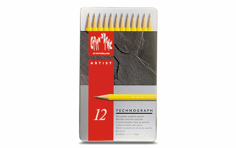 Caran d-Ache 6B-4H 4H 12pc(s) graphite pencil