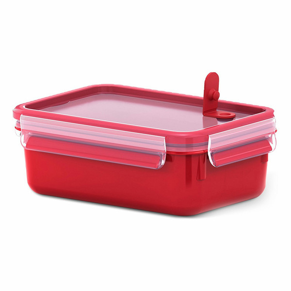 EMSA 517773 Lunch container 1L Polypropylene (PP),Thermoplastic elastomer (TPE) Red,Transparent 1pc(s) lunch box