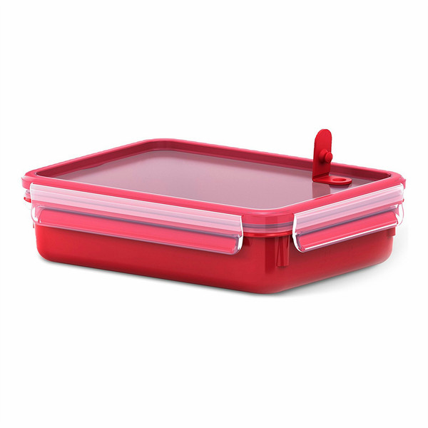 EMSA 517776 Lunch container 1.2L Polypropylene (PP),Thermoplastic elastomer (TPE) Red,Transparent 1pc(s) lunch box