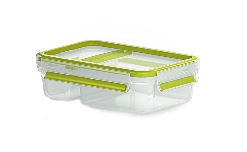 EMSA 518103 Lunch container 0.6L Polypropylene (PP),Thermoplastic elastomer (TPE) Green,Transparent 1pc(s) lunch box