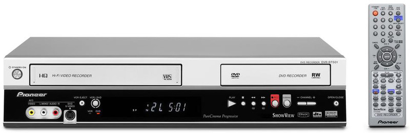 Pioneer DVD Recorder / VCR Combination DVR-RT501-S