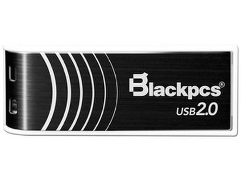 Blackpcs MU2103 128ГБ USB 2.0 Type-A Черный, Белый USB флеш накопитель
