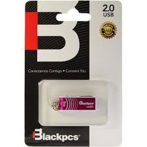 Blackpcs MU2103 32ГБ USB 2.0 Type-A Розовый, Белый USB флеш накопитель