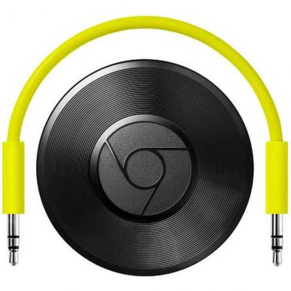 Google Chromecast Audio Wi-Fi Black digital audio streamer