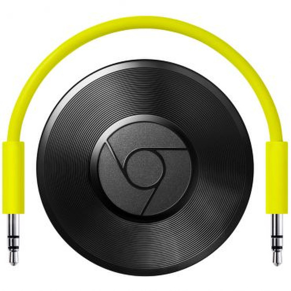 Google Chromecast Audio WLAN Schwarz Digitaler Audio-Streamer