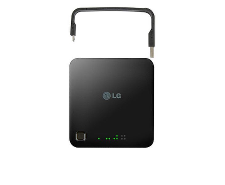 LG BP-410BKI Литий-ионная (Li-Ion) 10400мА·ч Черный внешний аккумулятор