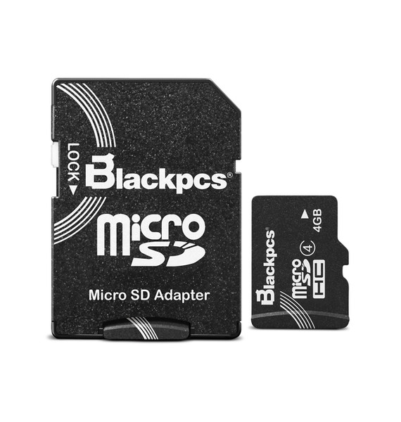 Blackpcs MM4101 4GB MicroSDHC Class 4 memory card