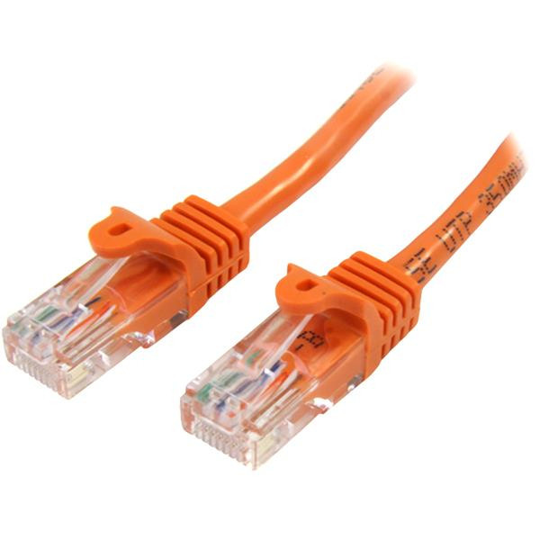 StarTech.com 10m Cat5e Ethernet Netzwerkkabel Snagless mit RJ45 - Orange