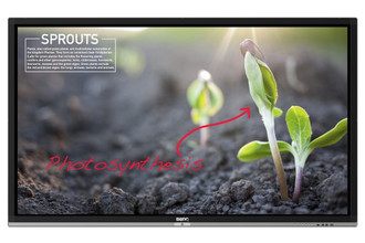 Benq RP750K 75Zoll Full HD Schwarz LED-Fernseher