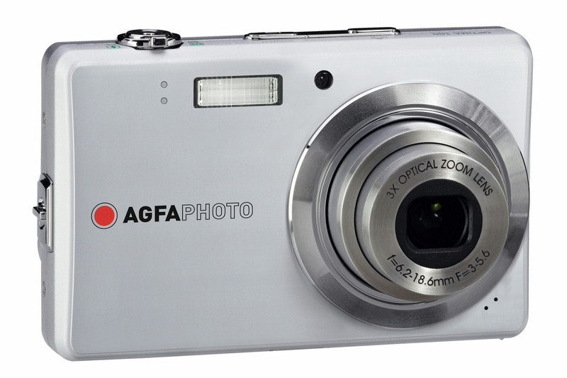 AgfaPhoto OPTIMA 102 Компактный фотоаппарат 12МП CCD 3648 x 2736пикселей Cеребряный