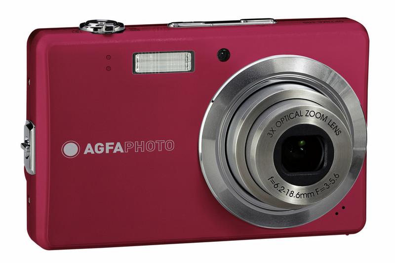 AgfaPhoto OPTIMA 102 Compact camera 12MP CCD 3648 x 2736pixels Red