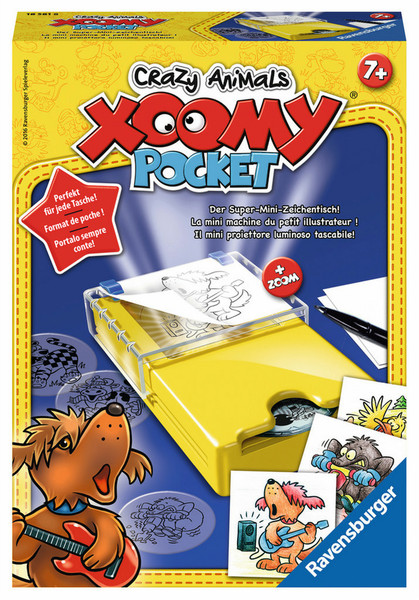 Ravensburger Xoomy Pocket Crazy animals Kind Junge/Mädchen Lernspielzeug