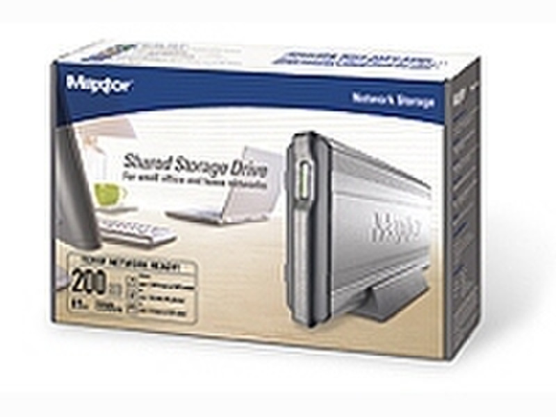 Seagate Maxtor Shared Storage Family Shared Storage Plus, 200GB 200GB Silber Externe Festplatte